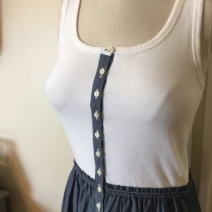 GAP Maxi Denim Button Dress